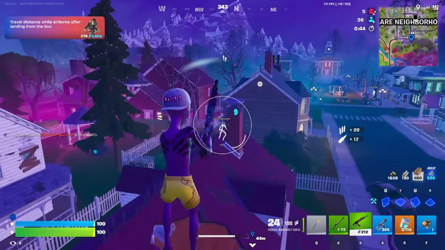Fortnite HWID Spoofer vs New Account After EAC Ban — Fortnite cheat gameplay screenshot